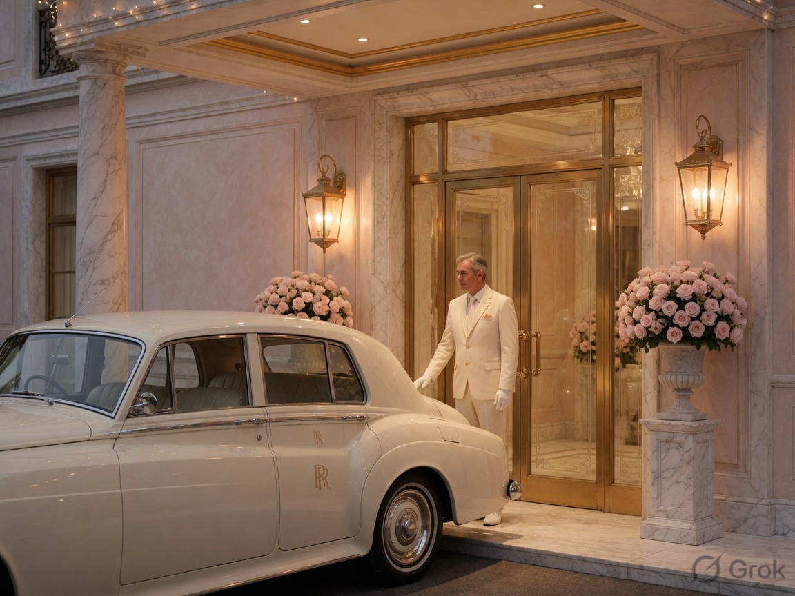 Complimentary valet at the atelier entrance